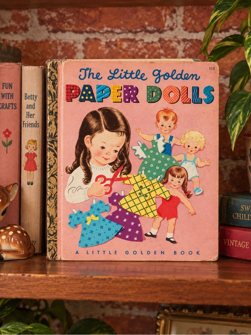 Vintage 1951 The Little Golden Paper Dolls